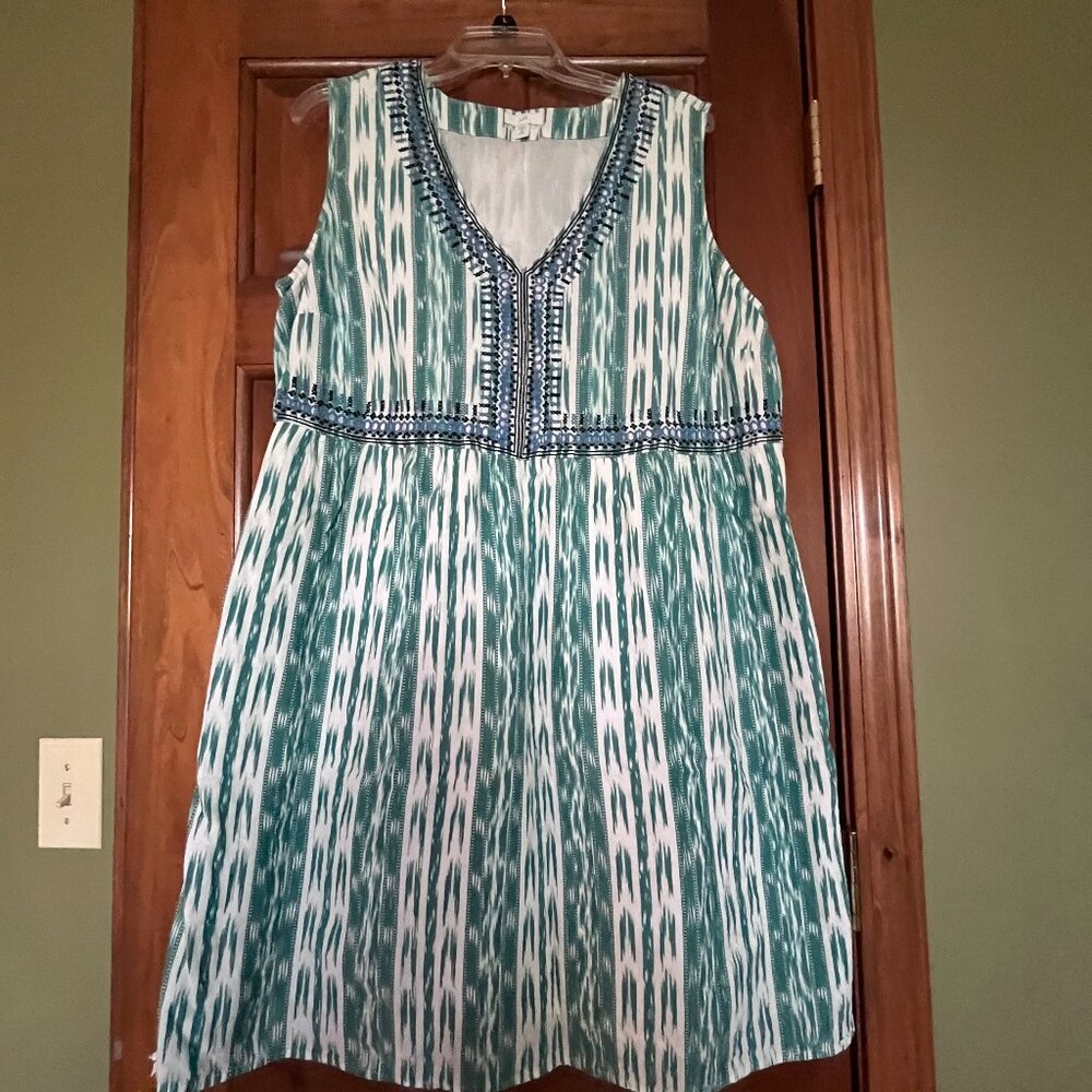 J.Jill Sleeveless Dress, XL Petite